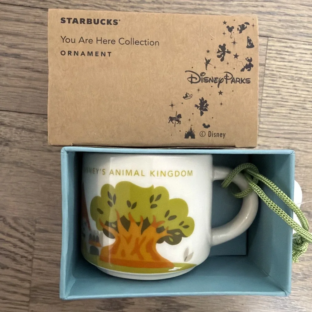 Disney‎ Parks Starbucks Animal Kingdom Been There Ornament 2oz Demi Mug Cup